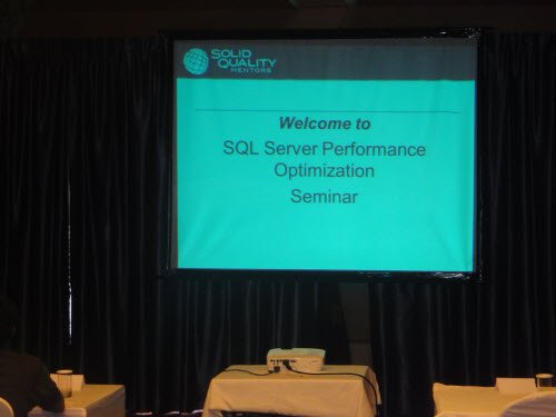 Pinal Dave at SQL Performance Tuning Seminar